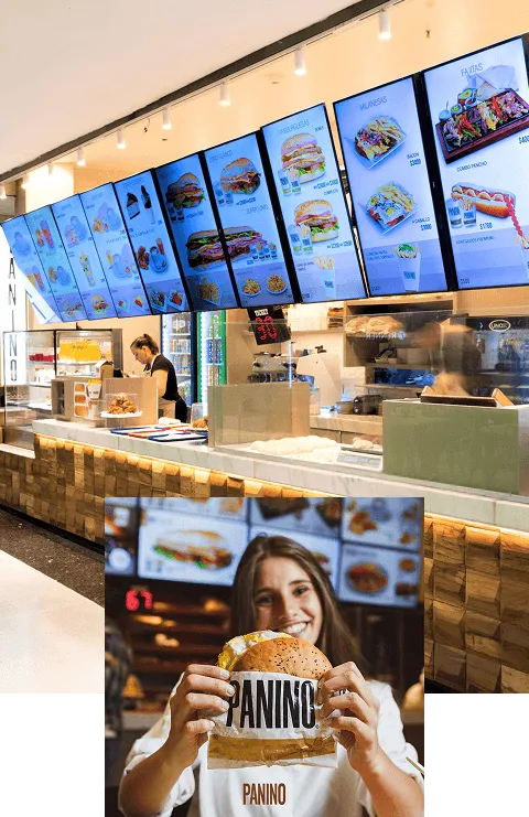 Locales y productos Il Panino